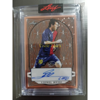 2022 Leaf Trading Card : Lionel Messi Autograp 6/6