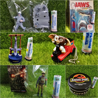 (มีของพร้อมส่ง) โมเดลกาชาปองของสะสมจากหนังภาพยนตร์ JAWS Jurassic Park The Terminator Gremlins