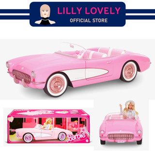 Barbie The Movie Pink Corvette Convertible รถบาร์บี้ เปิดประทุนสีชมพู รุ่น HPK02