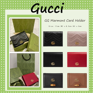 💕Hot sale Authentic GUCCI   In stock GG Marmont series card wallet bifold wallet ‼️