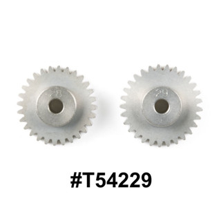 TAMIYA 54229 Fluorine Coated 06 Module Pinion Gear (28T, 29T) 0.6M