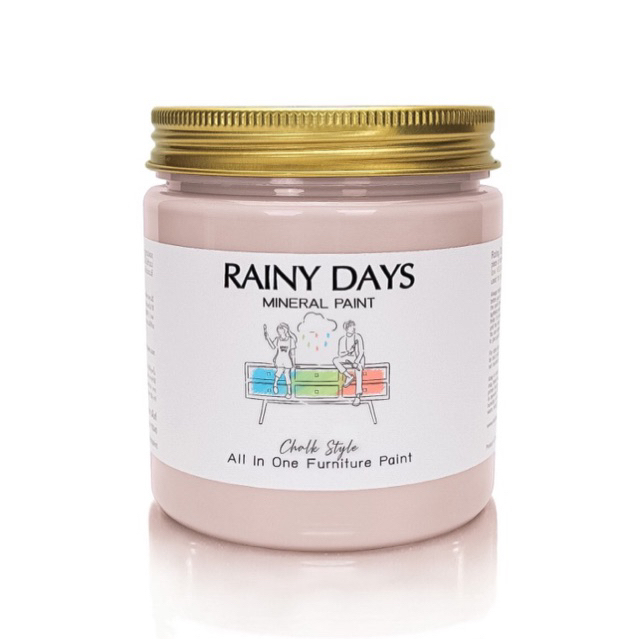 สีทาเฟอร์นิเจอร์,Chalk Stlye Paint (Peony Pink ) ,สีทาไม้ ,DIY Paint ,ของตกแต่งบ้าน,งานฝีมือ,เป็นมิตรกับสิ่งแวดล้อม