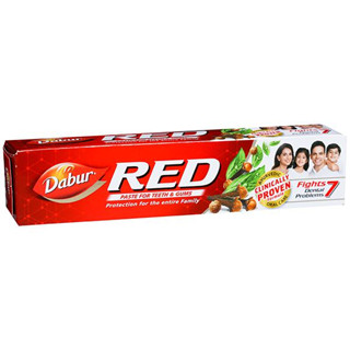 Dabur Red Tooth Paste Ayurveda Toothpaste 200G ยาสีฟันสมุนไพร กานพลู ดาบู ( 200 กรัม)