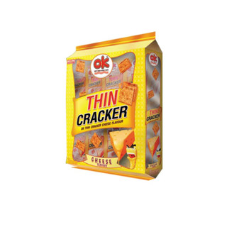 OK (โอเค) Thin Cracker บิ๊กวัน โอเค ทิน แครกเกอร์ รสชีส 32g. x 8 ซอง