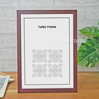 กรอบรูป TURBO FRAME ขนาดภาพ 10x12" , A4 ,8x12" ,8x10" , A5, 6x8" ,7x10"B5 (DB345)+กระจกใสด้านหน้า+ขาตั้ง+หูแขวนผนัง