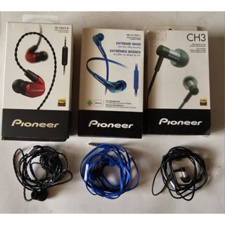 หูฟังมีสาย Pioneer SE-CH5T /SE-CL722T-L/CH3 มือสองไม่ค่อยได้ใช้