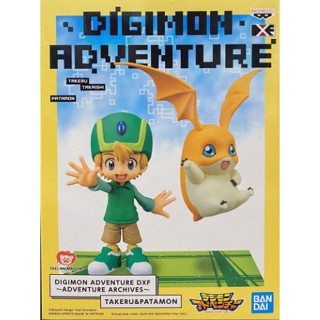 Digimon Adventure DXF Takeru &amp; Patamon Figure Model Bandai โปรดอ่านรายละเอียดก่อนสั่งซื้อ