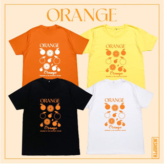 เสื้อยืดสีส้ม Orange 🍊 tee