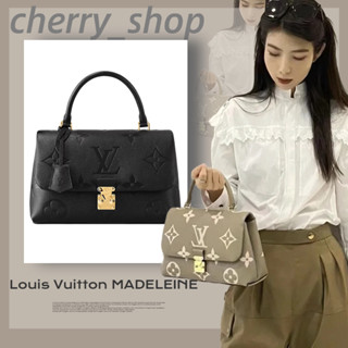 🍒หลุยส์วิตตอง Louis Vuitton MADELEINE BB Bag/MADELEINE Medium Bag🍒ผู้หญิง/กระเป๋าสะพายไหล่/กระเป๋าถือ🍒