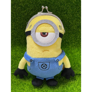 (ของแท้มือสอง) Despicable ME 3 Minions กระเป๋าใส่เหรียญ ตุ๊กตานุ่น