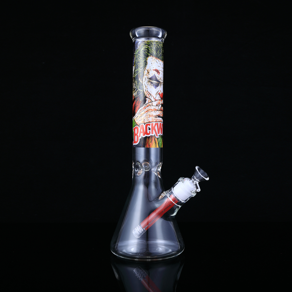 บ้องแก้วใหญ่ 35cm หลอดแก้ว 14cm หนา 7mm พร้อมส่งจากไทย galss bong อุปกรณ์ครบชุดไม่ต้องซื้อเพิ่ม (บ้อง+หลอด+คัพ)