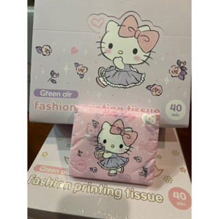 ทิชชู่แห้ง พิมลาย Sanrio หนา 3 ชั้น