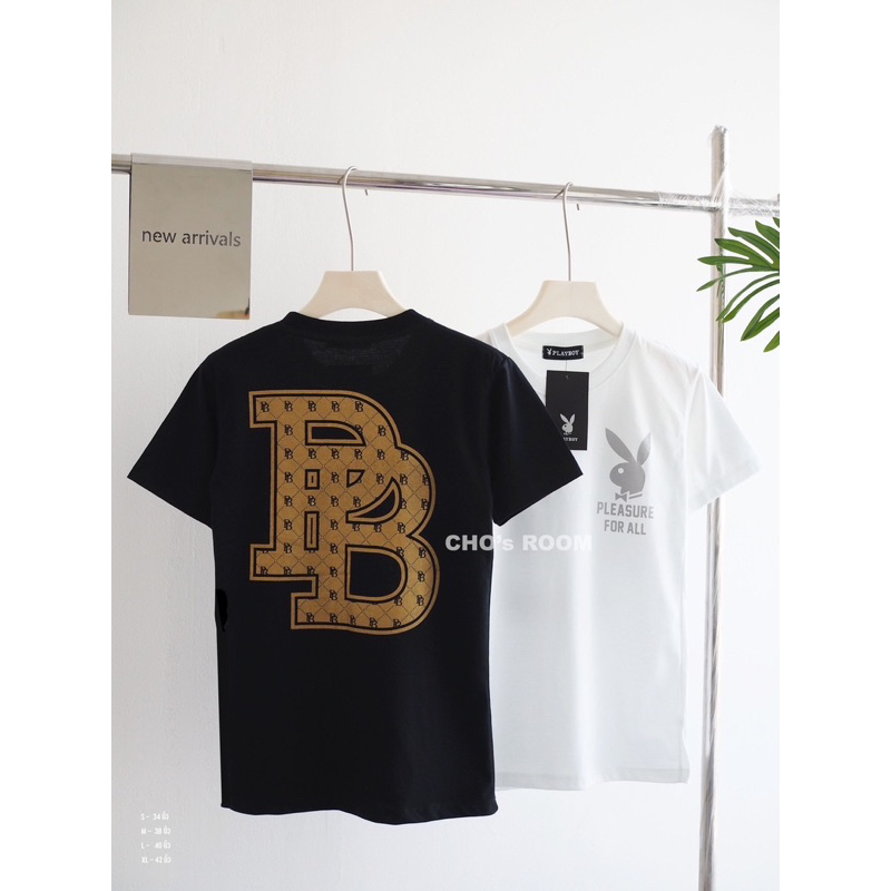 พร้อมส่ง เสื้อยืดเพย์บอย งานสกรีน งานจริงสวยจึ้งริ่งมากแกร