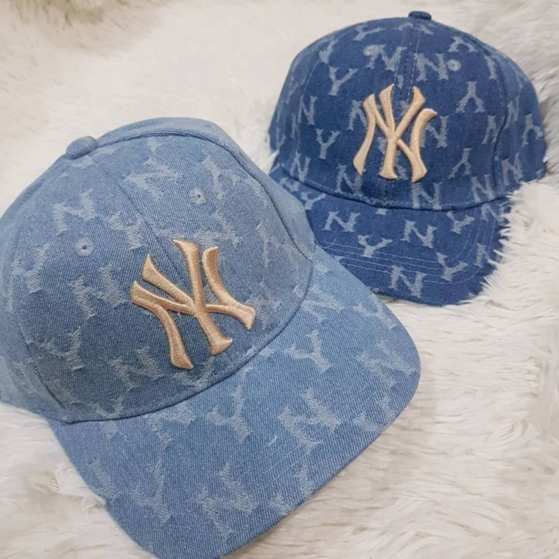 หมวกยีนส์ NY (MLB) งานปัก