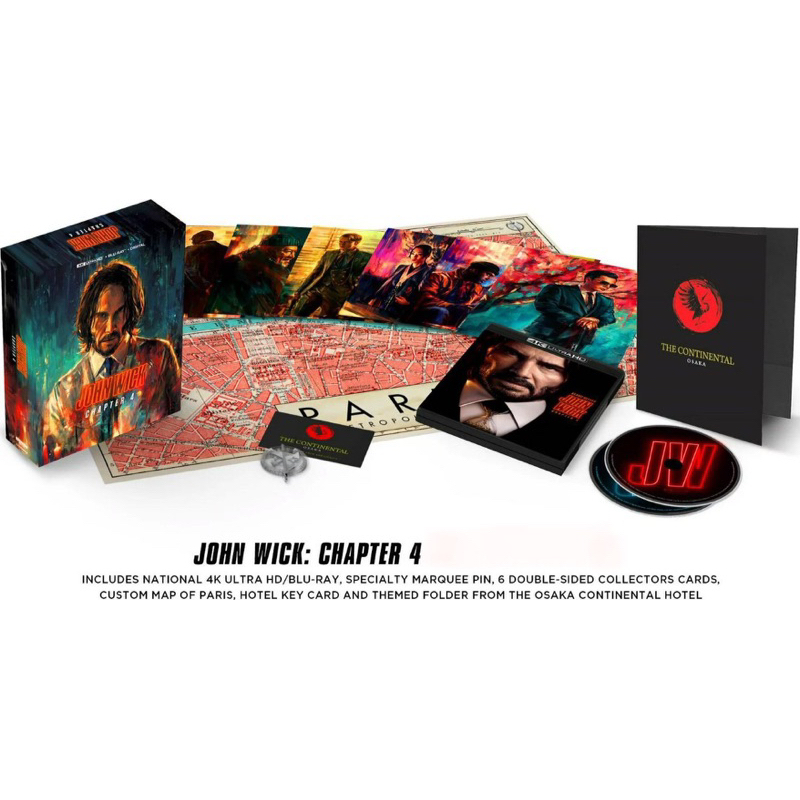 [กรุณาทักแชทก่อนสั่งซื้อ] John Wick: Chapter 4 (Limited Edition Collector's Set / 4K Ultra HD)