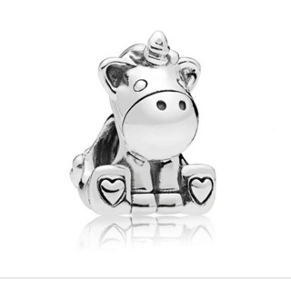 Pandora ชาร์ม​จี้​ Bruno the Unicorn silver Charms