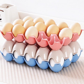 Organized egg tray ถาดลองเก็บไข่จัดระเบียบ