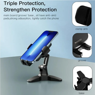 YESIDO C181 Universal Phone Holder Clip Adjustable Desktop Mobile Phone Tripod Stand