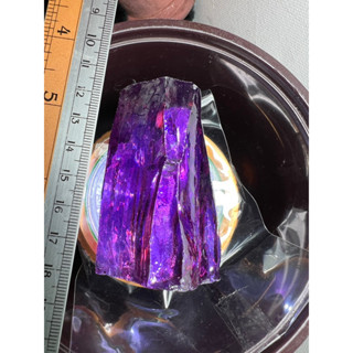 CZ Rough Amethyst Color 85x45mm- 650gms