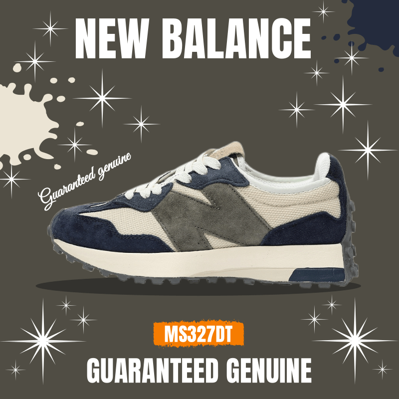 （จัดส่งฟรี）New Balance MS327 รองเท้าผ้าใบ รองเท้า New Balance MS327DT