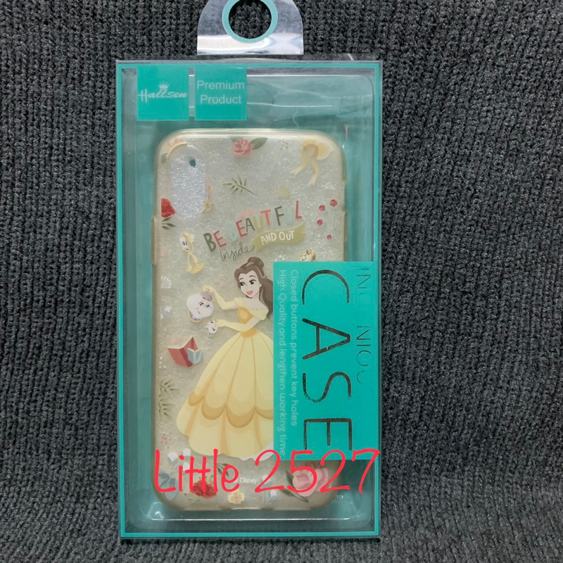 เคส iPhone X : Disney Princess Jelly Case ลาย Belle (Beauty and the Beast) (มือสอง)