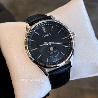 🎁CASIO STANDARD MTP-M100L-1A Moon phase ของแท้ 100% พร้อมส่ง ประกัน 1 ปี