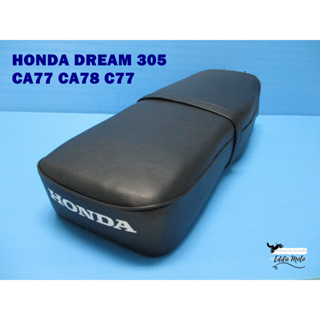 HONDA DREAM 305 CA77 CA78 C77 DOUBLE SEAT COMPLETE “BLACK” (รูปิด)  // เบาะหมูยักษ์ เบาะมอเตอร์ไซค์