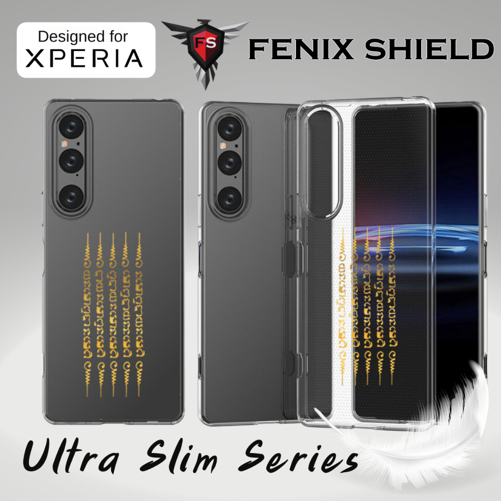 เคส FenixShield Ultra Slim [ ยันต์ห้าแถว ] สำหรับ SONY Xperia 1 / 5 / 10 / V / IV / III / II / Pro I