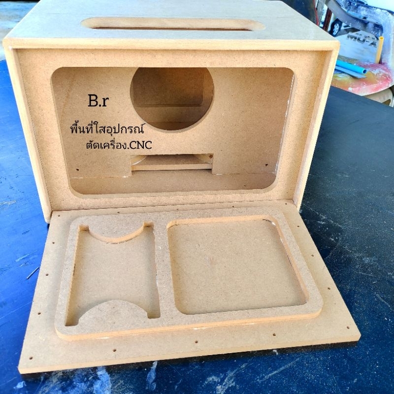 ตู้เปล่า ตู้ bluetooth DIY รุ่น 6.5 นิ้ว แบนพาส  ตู้ลำโพงเสียงกลาง 4 นิ้วเสียงแหลม 2 นิ้วhk