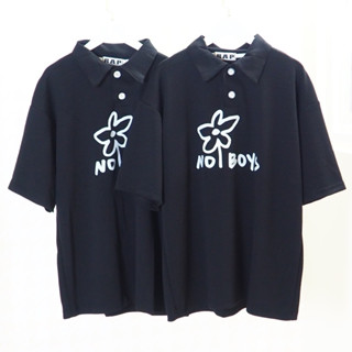 No boy งานคอปกทรงเกาหลี Oversized ผ้า Cotton 100%