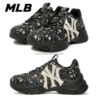 รองเท้า MLB BIGBALL CHUNKY Saffiano Dia Monogram NY ใส่ได้ทั้ง ชาย หญิง ส่งฟรี