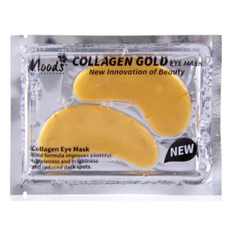 MOODS มาส์กรอบดวงตา COLLAGEN GOLD / CHARCOAL EYE MASK 6 กรัม (แพ็ก 5 ชิ้น)