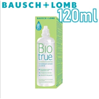 น้ำยาล้างค​อนแทคเลนส์​ บอชแอนลอมบ์ ไบโอทรู Bausch&amp;lomb Bio true ขนาด120มล. Exp.11/2024