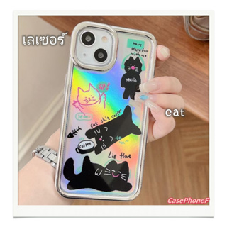 ✨ส่งของขวัญ✨เคส for iPhone 11 14 Pro Max Case for iPhone 12 13 ป้องกันการตก การป้องกัน เลเซอร์ สาวน่ารักหัวใจ ไล่ระดับ