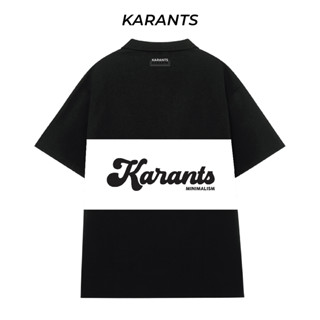 Karants เสื้อโปโล Polo Cotton 100% เสื้อยืดคอปกผู้ชาย เสื้อยืดสตรีมีปก Local Brand  - KR08