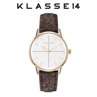 KLASSE14 นาฬิกาข้อมือ รุ่น DISCO VOLANTE ROSE GOLD OAK FLANNEL 36MM : DI17RG003W