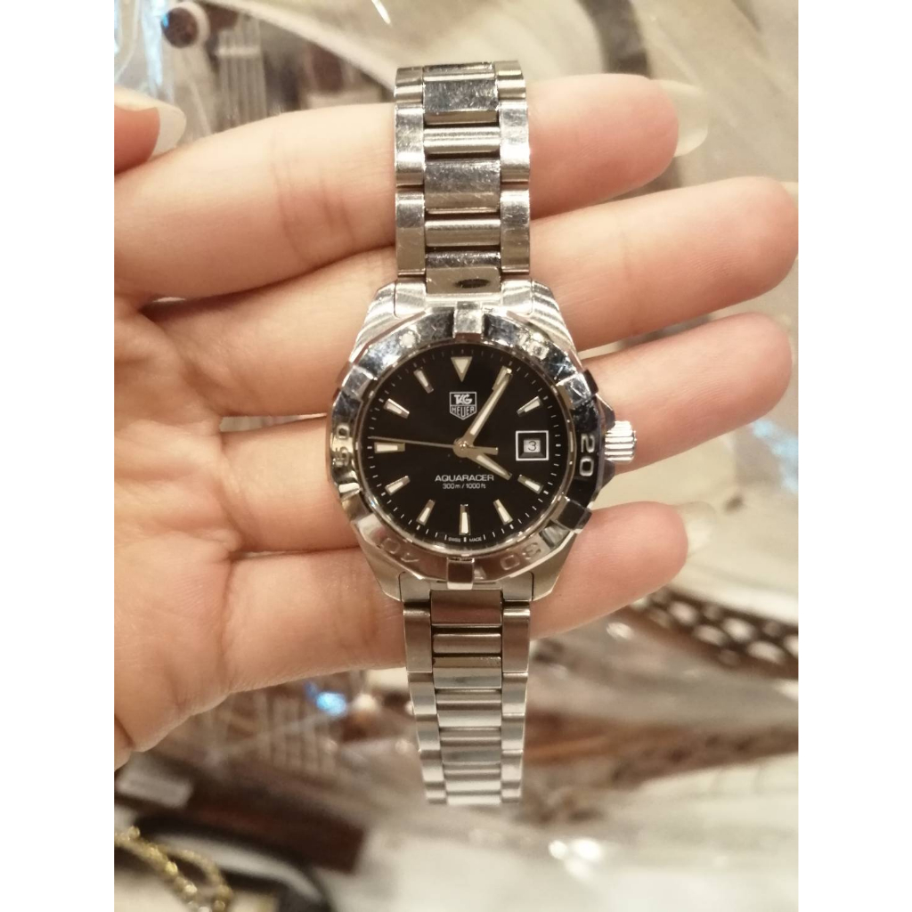 นาฬิกาผู้หญิง Tag Heuer Aquaracer Quartz Watch,27 mm. WAY1410.BA0920