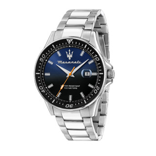 [2 Years Warranty] Maserati Sfida 44mm Blue Dial Mens Quartz Watch R8853140001