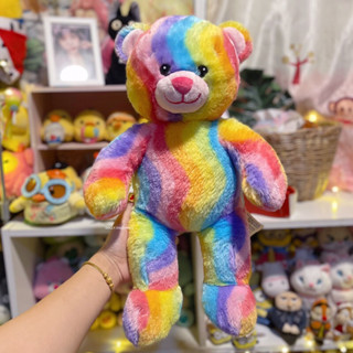 หมีบิ้วอะแบร์ สีสายรุ้งน่ารักมาก 🌈 build a bear 🧸