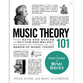 หนังสือ​ MUSIC THEORY 101 A Crash Course In Music Theory (English /EbookPDF) ภาษาอังกฤษ​