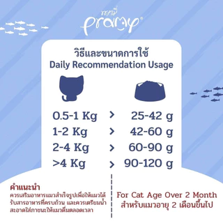 [12ซอง] Pramy อาหารเปียกแมว อาหารลูกแมว อาหารแมวโต อาหารแมวสูงวัย สูตรใหม่ ขนาด 70g