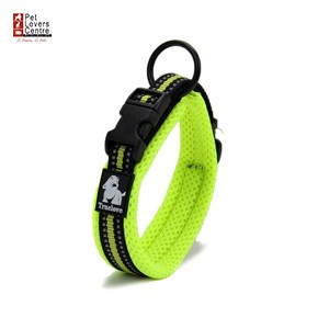 TRUELOVE ปลอกคอ PET COLLAR ไซส์ L - สี GREY/GRASS GREEN