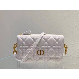 New DIOR CARO POUCH(Ori) size 17.5x10.5x5 cm.