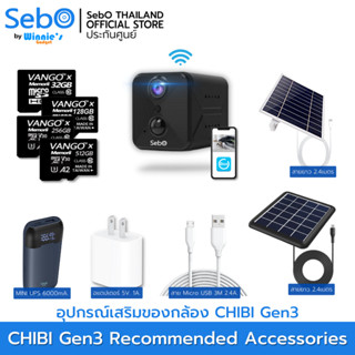 อุปกรณ์เสริม SebO Chibi gen3 กล้องวงจรปิดไร้สายพร้อมแบตเตอรี่ ขนาดเล็กเพียง 3.8 เซน ระบบไวไฟที่ซ่อนได้ดีสุด