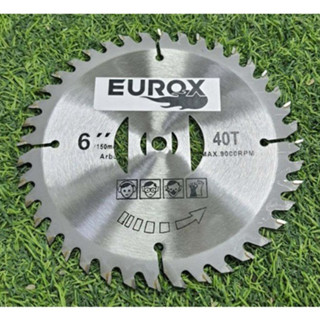 EUROX  ขนาด 6 นิ้ว 40 ฟัน  นำ้หนักเบา ไม่หนักเครื่องตัดหญ้า