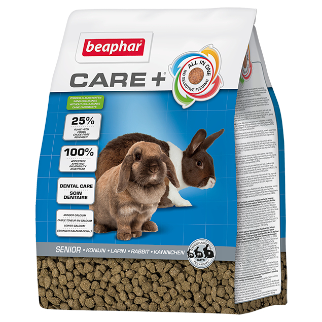 Promo 1 free 1 Beaphar Care+ Senior Rabbit อาหารกระต่ายแก่ 6 ปีขึ้นไป 1.5 กก.เกรดซุปเปอร์พรีเมี่ยมEXP.01/25
