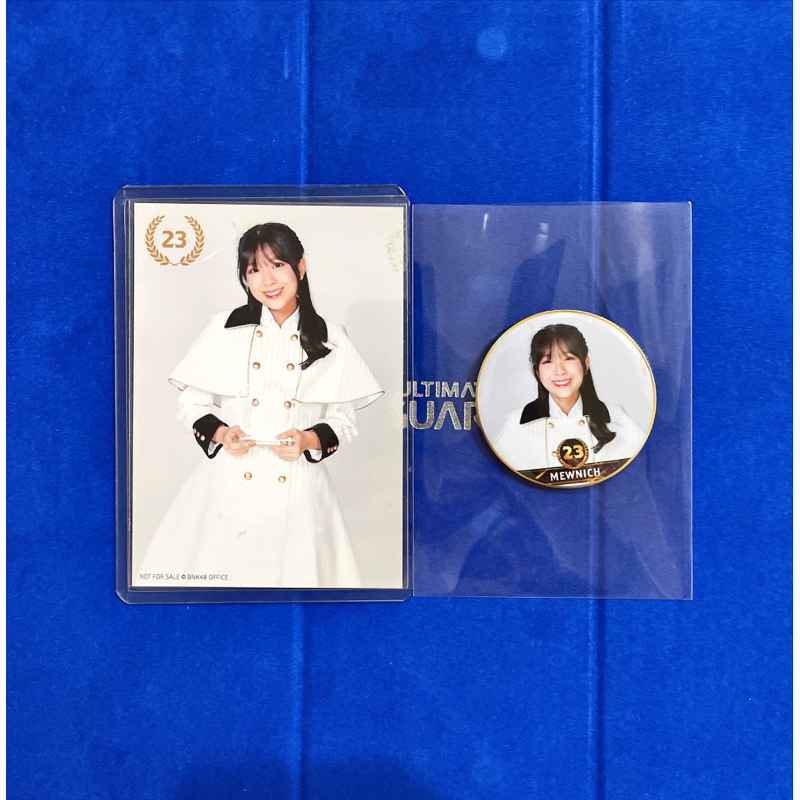 BNK48 Mewnich GE1 ชุดขาว Photoset เข็มกลัด
