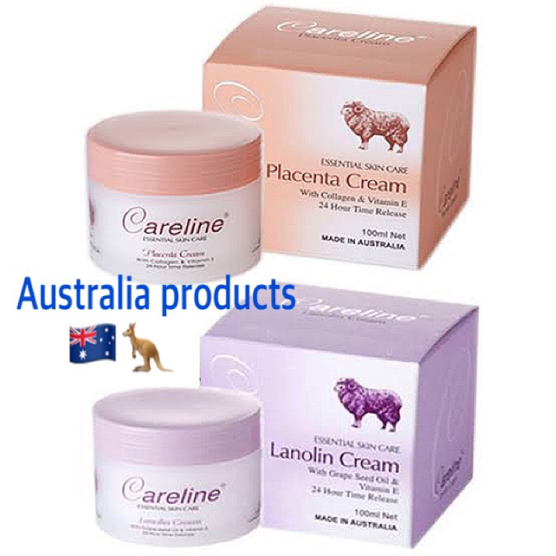 Careline Placenta /Lanolin creamแคร์ไลน์ สูตร ลาโนลิน/ รกแกะ ครีมรกแกะจาก ออสเตรเลีย พร้อมส่งไม่ต้องพรี🇹🇭