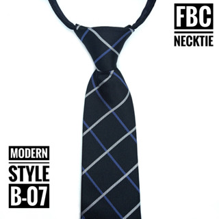 B7 เนคไทสีดำ เหมาะกับทุกโอกาส เรียบหรูทันสมัย (FBC BRAND)MEN NECKTIE