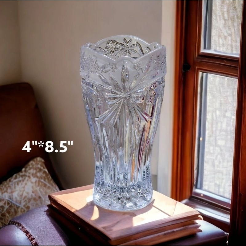 Soga crystal  vase แจกันคริสตัล Soga Japan ลายน่ารักสุดๆ